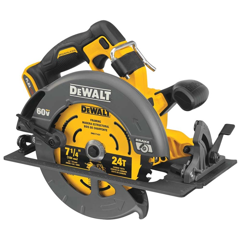 DeWALT DCS578B 60V 7-1/4" MAX FLEXVOLT Cordless Circular Saw w/ Brake -Bare Tool - Image 2