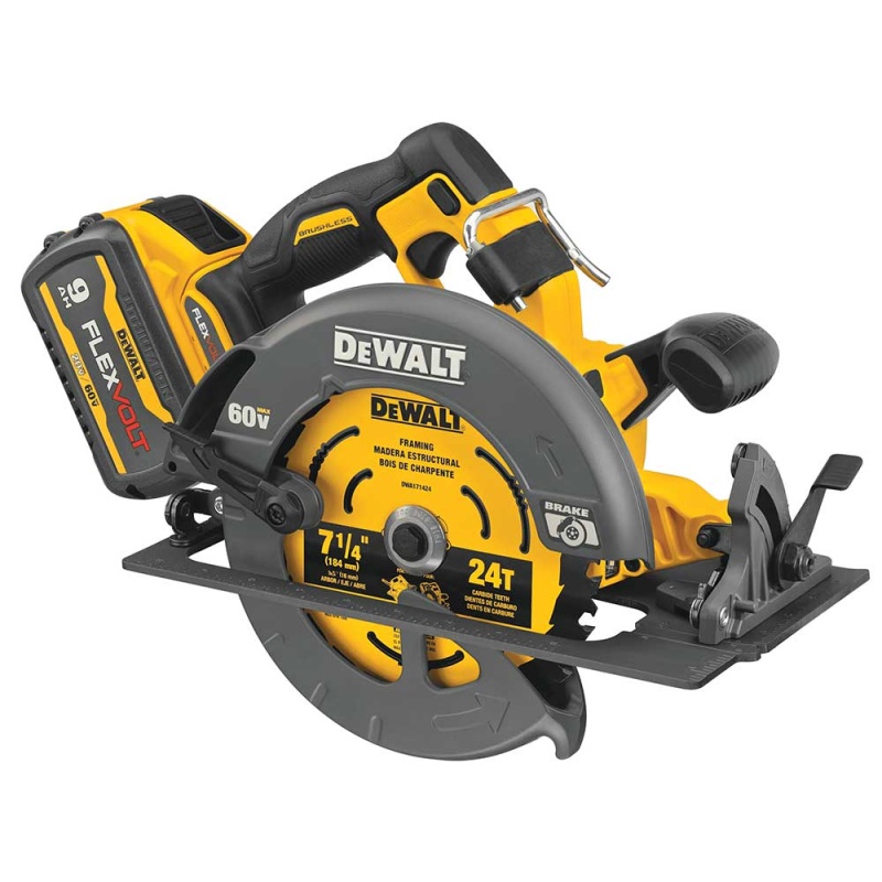 DeWALT DCS578X1 60V 7-1/4" MAX FLEXVOLT Cordless Circular Saw w/ Brake Kit - Image 3