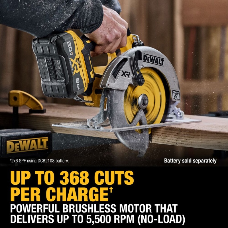 DeWalt DCS590B 20V MAX 7-1/4" Cordless Li-Ion Circular Saw - Bare Tool - Image 5