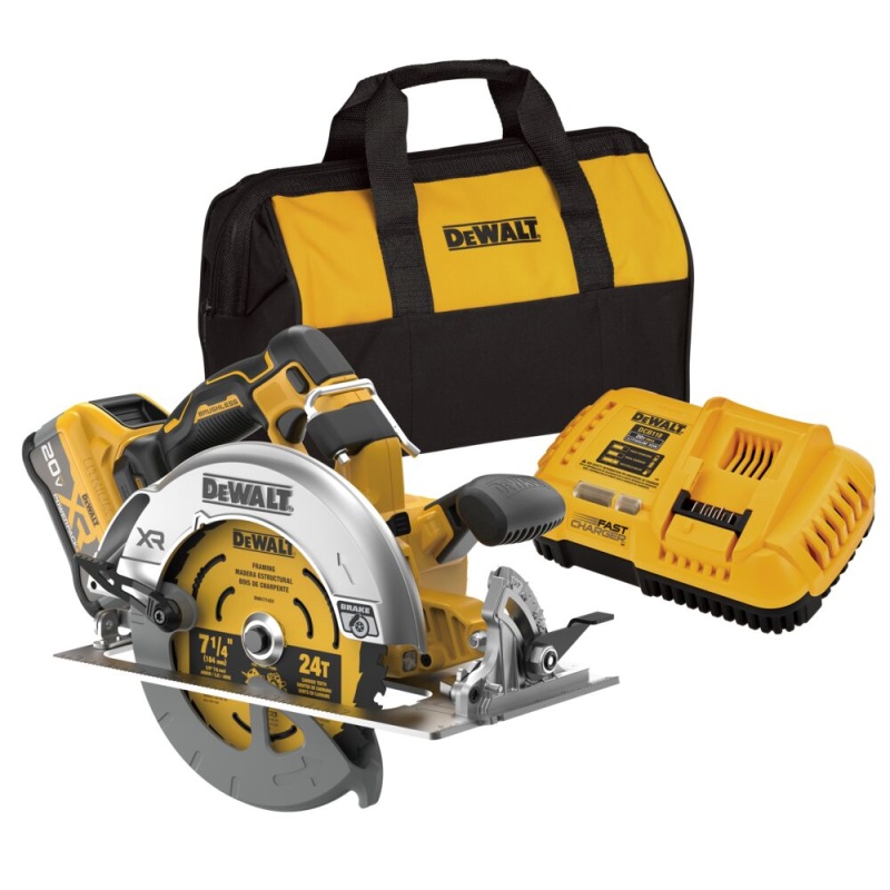 Dewalt DCS590WW1 20V 7-1/4" MAX XR Brushless Cordless Circular Saw Kit