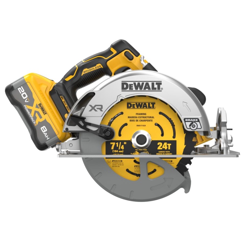 Dewalt DCS590WW1 20V 7-1/4" MAX XR Brushless Cordless Circular Saw Kit - Image 3