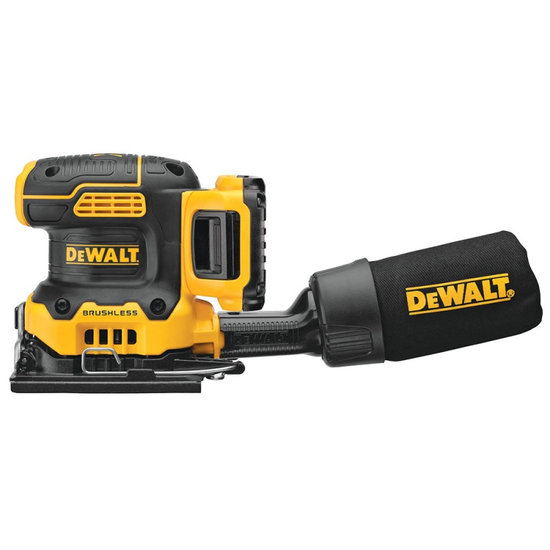 DeWALT DCW200D1 20V MAX XR 1/4 Sheet Cordless Durable Variable Speed Sander Kit - Image 2