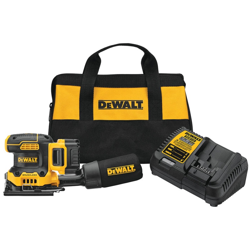 DeWALT DCW200P1 20V MAX XR 1/4" Cordless Sheet Sander Kit w/ 5.0 Battery