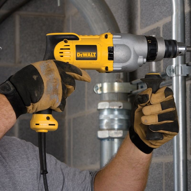 DeWALT DWD520 Corded Electric 1/2" VSR Pistol Grip Hammerdrill Drill Tool - Image 2