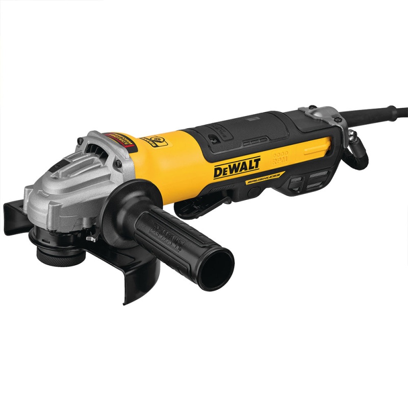 DeWALT DWE43244N 1800W 5"/6" Brushless Paddle Switch Angle Grinder No Lock - Image 4