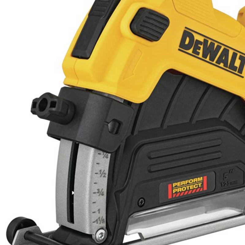 DeWALT DWE46123 13 Amps  4.5" - 5" Corded Cutting Grinder Dust Shroud Tool Kit - Image 3