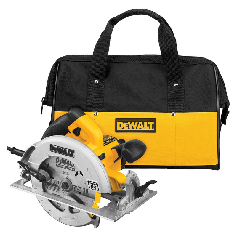 DeWALT DWE575SB 7-1/4-In Electric Next Gen Circular Saw Cutting Tool W/ Brake