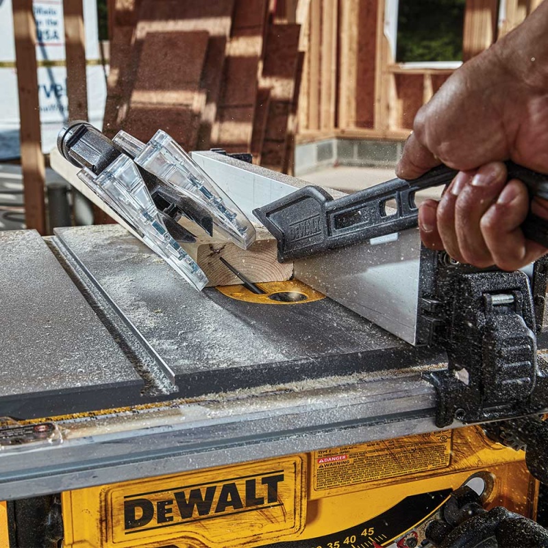 DeWALT DWE7485WS 15 Amp 8-1/4" Corded Compact Jobsite Table Saw w/ Table Stand - Image 10