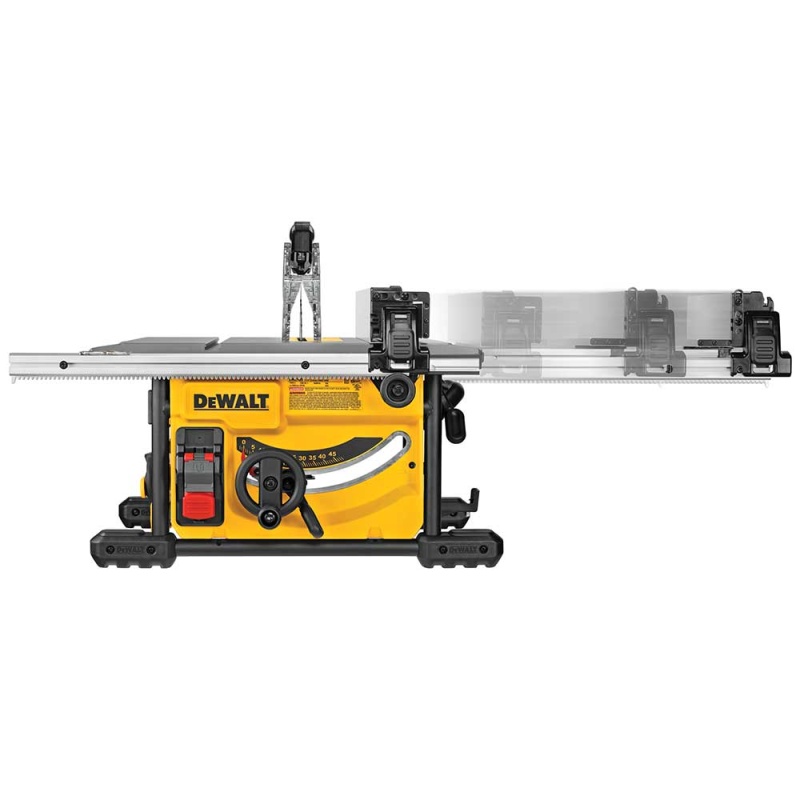 DeWALT DWE7485WS 15 Amp 8-1/4" Corded Compact Jobsite Table Saw w/ Table Stand - Image 7