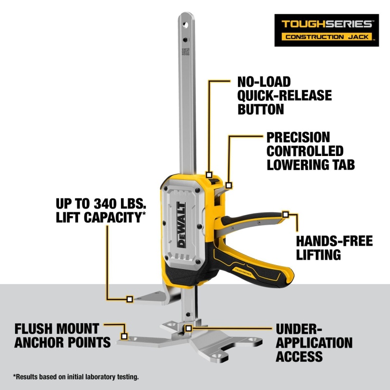 DeWALT DWHT83550 TOUGHSERIES Heavy Duty Construction Jack - Image 2