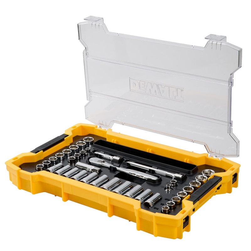 DeWALT DWMT45402 1/4"-3/8" Mechanic Tool Set w/ToughSystem 2.0 Tray/Lid -131 PC - Image 5