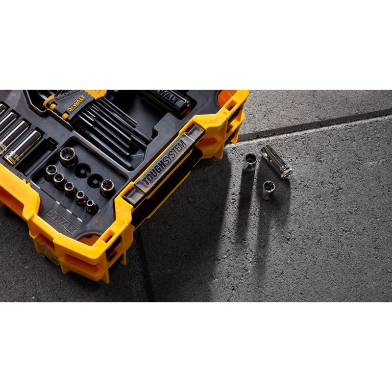 DeWALT DWMT45402 1/4"-3/8" Mechanic Tool Set w/ToughSystem 2.0 Tray/Lid -131 PC - Image 9