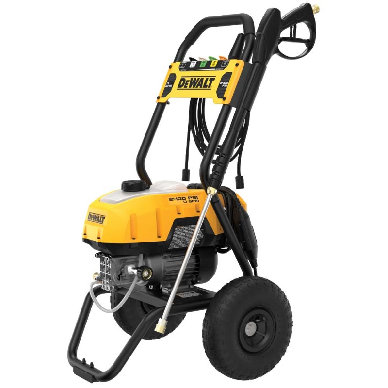 DeWALT DWPW2400 2400 PSI 1.1 GPM Cold Water Electric Pressure Washer w/ Nozzles