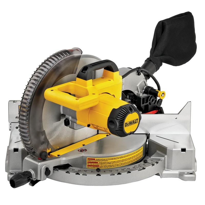 DeWALT DWS715 120V 12 Inch 15 Amp Electric Single Bevel Compound Miter Saw - Image 6