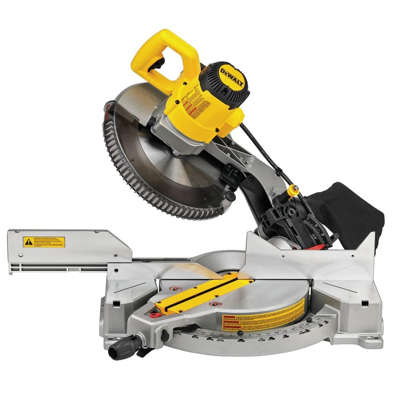 DeWALT DWS715 120V 12 Inch 15 Amp Electric Single Bevel Compound Miter Saw - Image 7