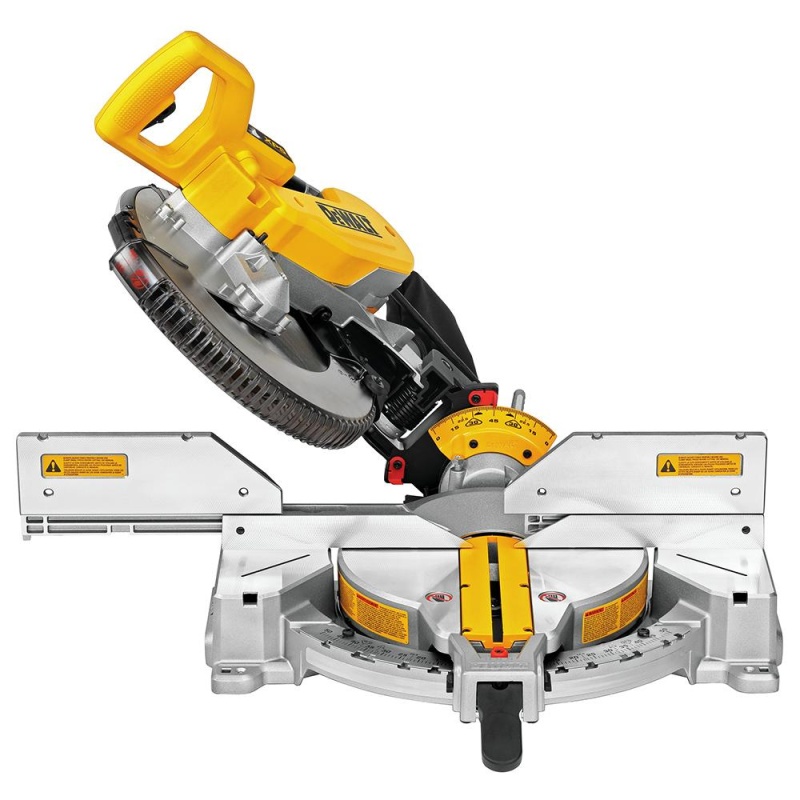 DeWALT DWS716XPS 12 Inch 15 Amp Compound Double Bevel Miter Saw Kit - Image 7