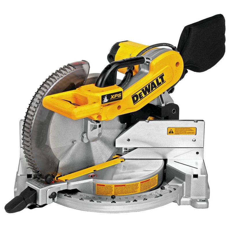 DeWALT DWS716XPS 12 Inch 15 Amp Compound Double Bevel Miter Saw Kit - Image 8