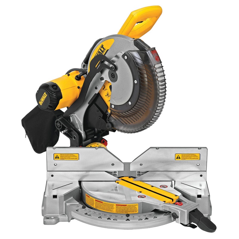 DeWALT DWS716 15-Amp 12" Corded Electric Double Bevel Compound Miter Saw