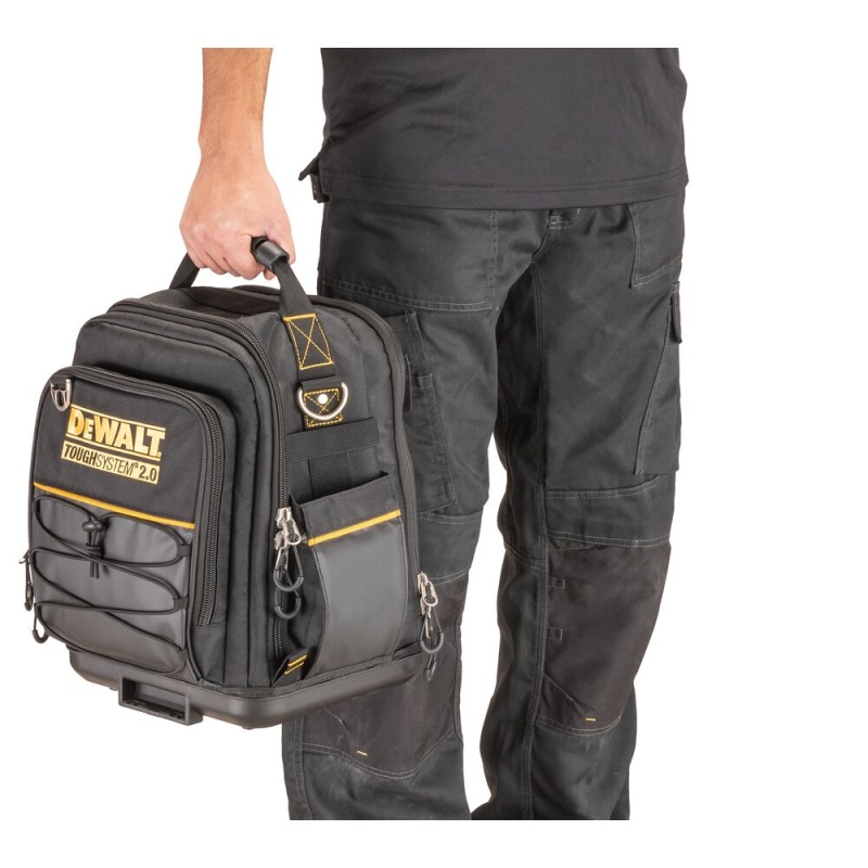 DeWALT DWST08025 TOUGHSYSTEM 2.0 Durable 1680D Compact Tool Bag w/ 25 Pockets - Image 11