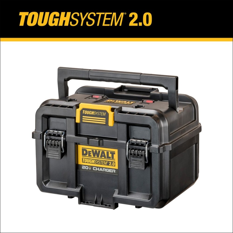 DeWALT DWST08050 TOUGHSYSTEM 2.0 20V Dual Port Charger Box - Image 3