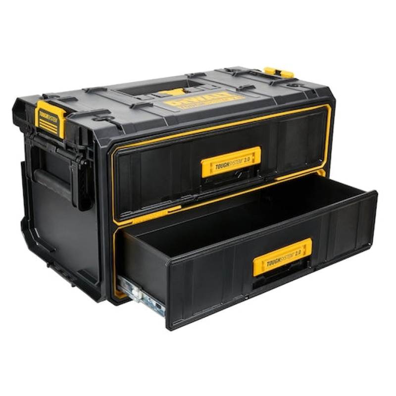 DeWALT DWST08320 TOUGHSYSTEM 2.0Two Drawer Unit w/ Auto Connect Side Latches - Image 3