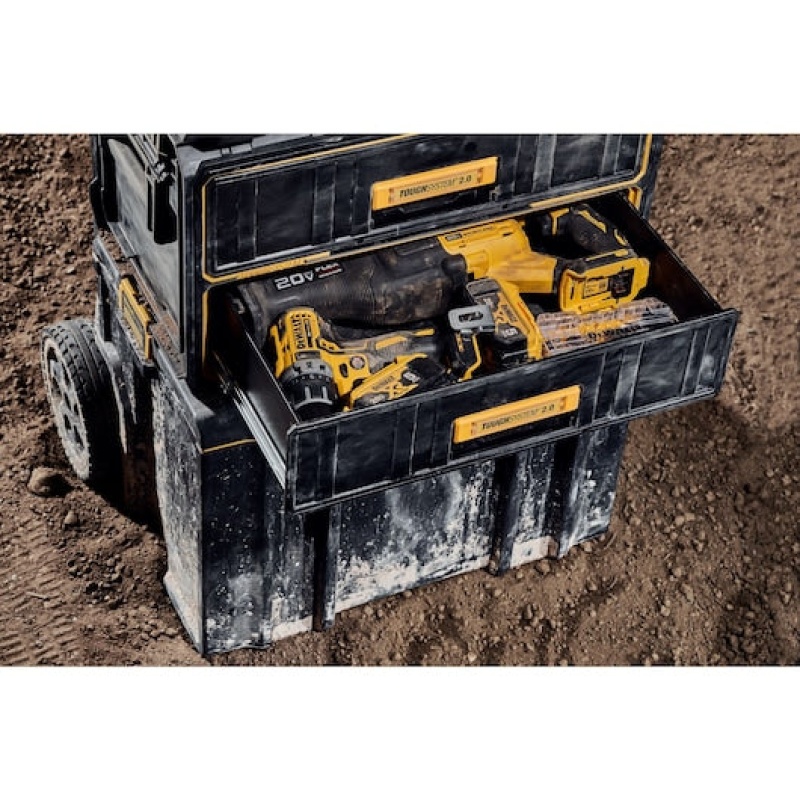 DeWALT DWST08320 TOUGHSYSTEM 2.0Two Drawer Unit w/ Auto Connect Side Latches - Image 5