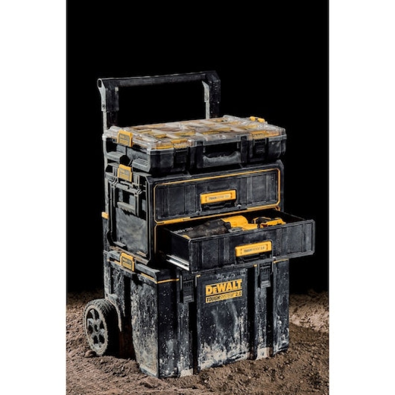 DeWALT DWST08320 TOUGHSYSTEM 2.0Two Drawer Unit w/ Auto Connect Side Latches - Image 6