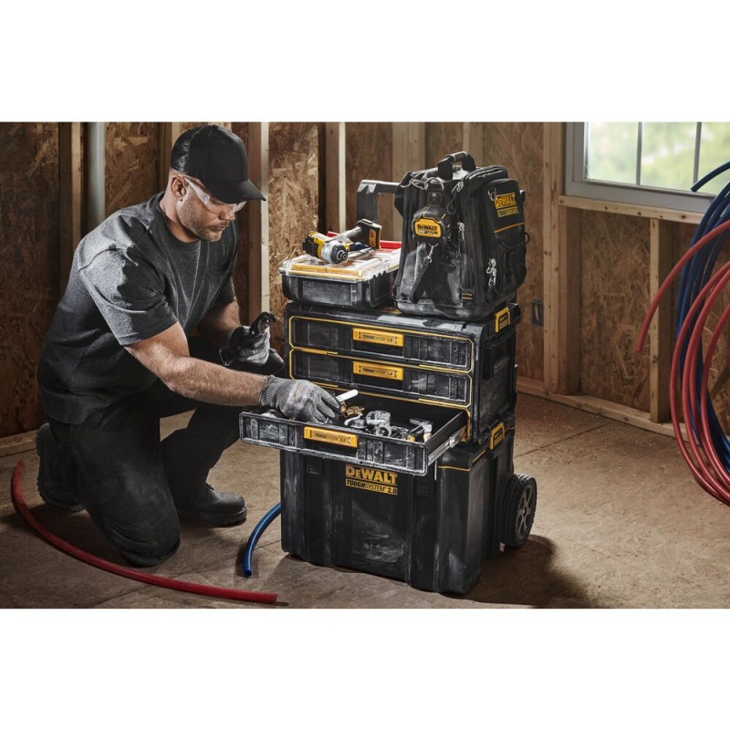 DeWALT DWST08330 TOUGHSYSTEM 2.0 Three-Drawer Unit - Image 9