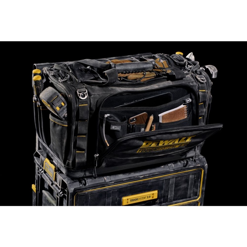 DeWALT DWST08350 TOUGHSYSTEM 2.0 Durable 1680D Jobsite Tool Bag w/ 50 Pockets - Image 7