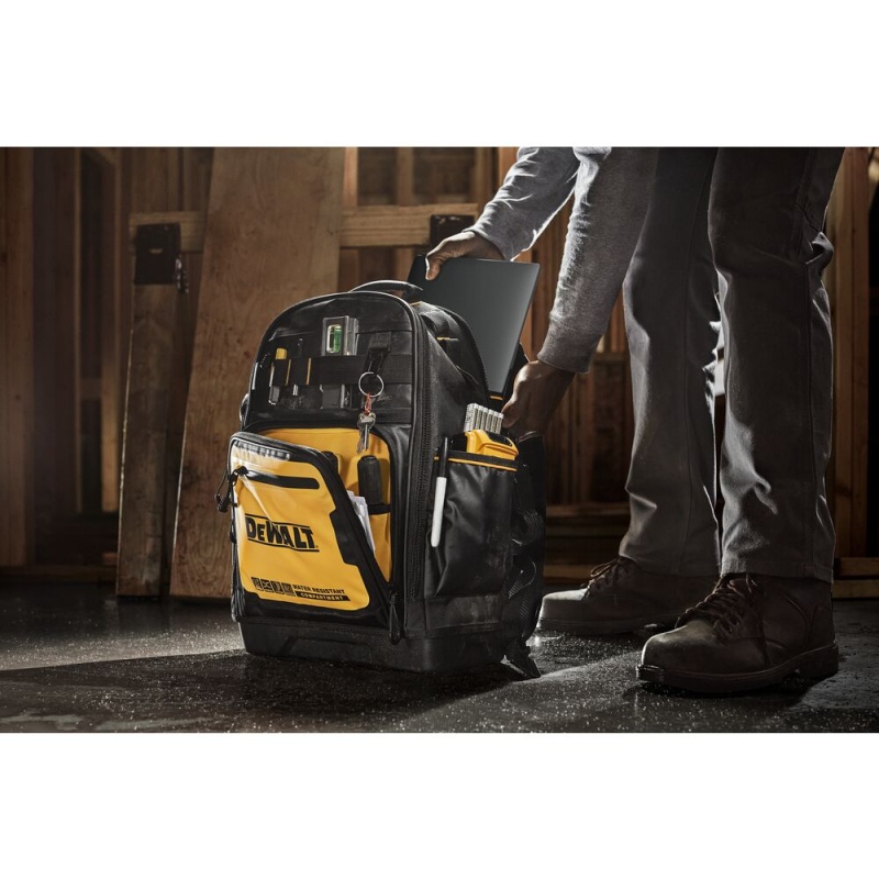 DeWALT DWST560102 PRO Durable Denier Fabric Backpack w/ 43 Pockets - Image 10