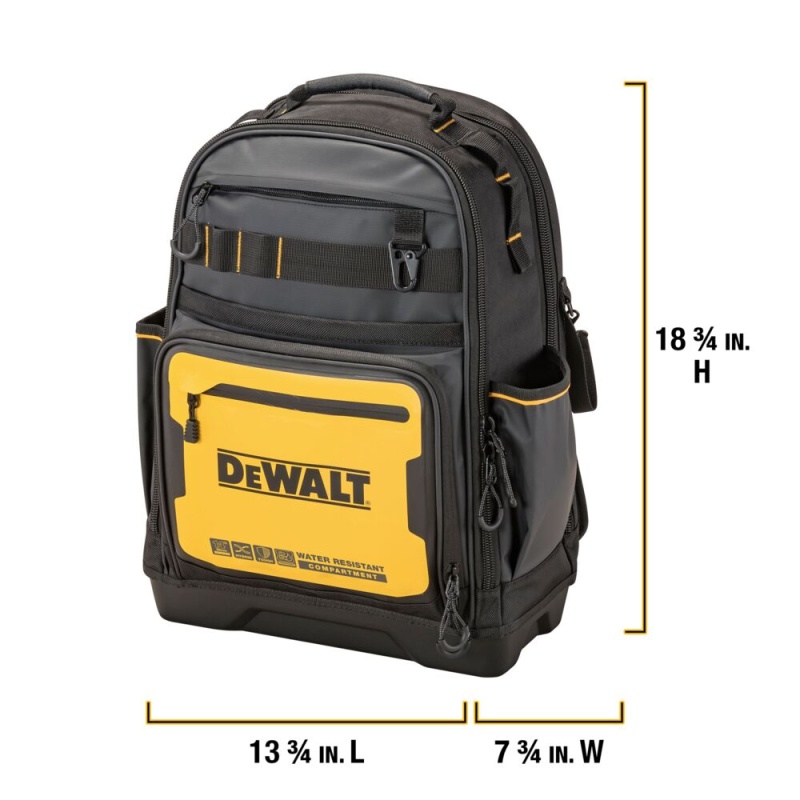 DeWALT DWST560102 PRO Durable Denier Fabric Backpack w/ 43 Pockets - Image 8