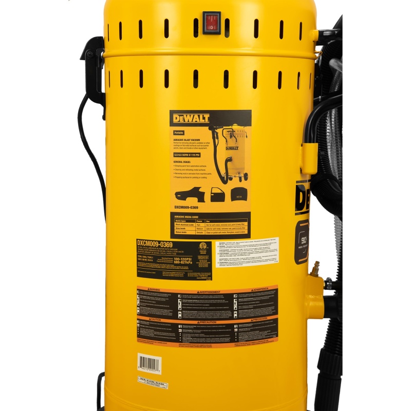 DeWALT DXCM0090369 Abrasive Blast Vacuum - Image 6