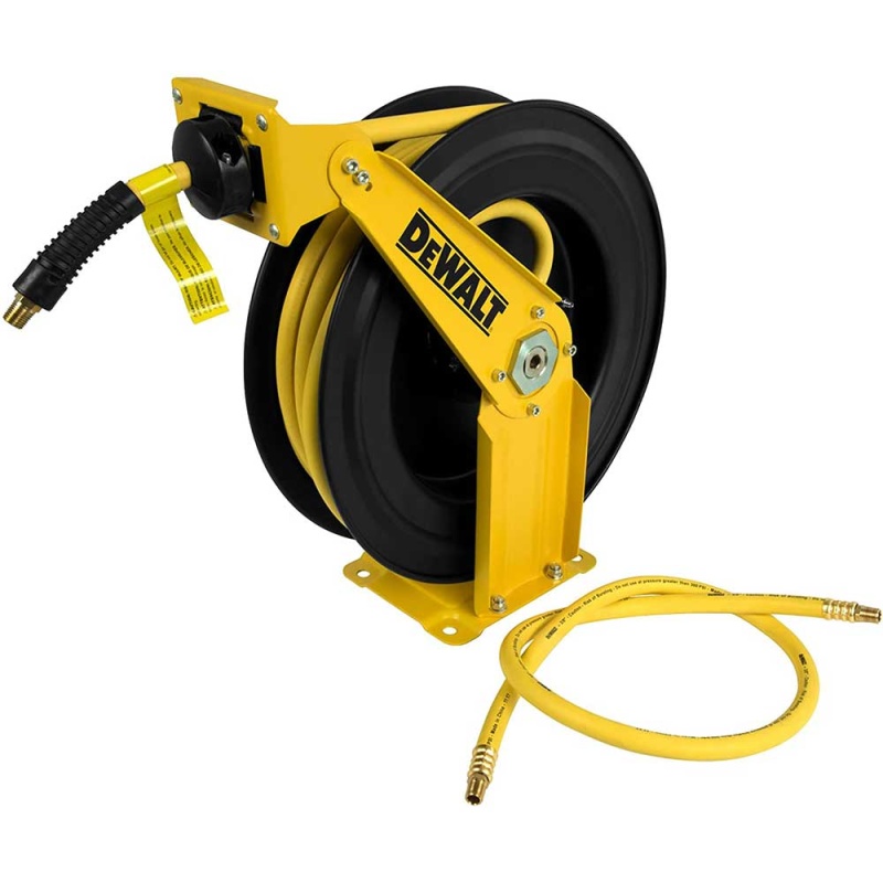 DeWALT DXCM024-0343 3/8" x 50' Double Arm Auto Retracting Air Hose Reel