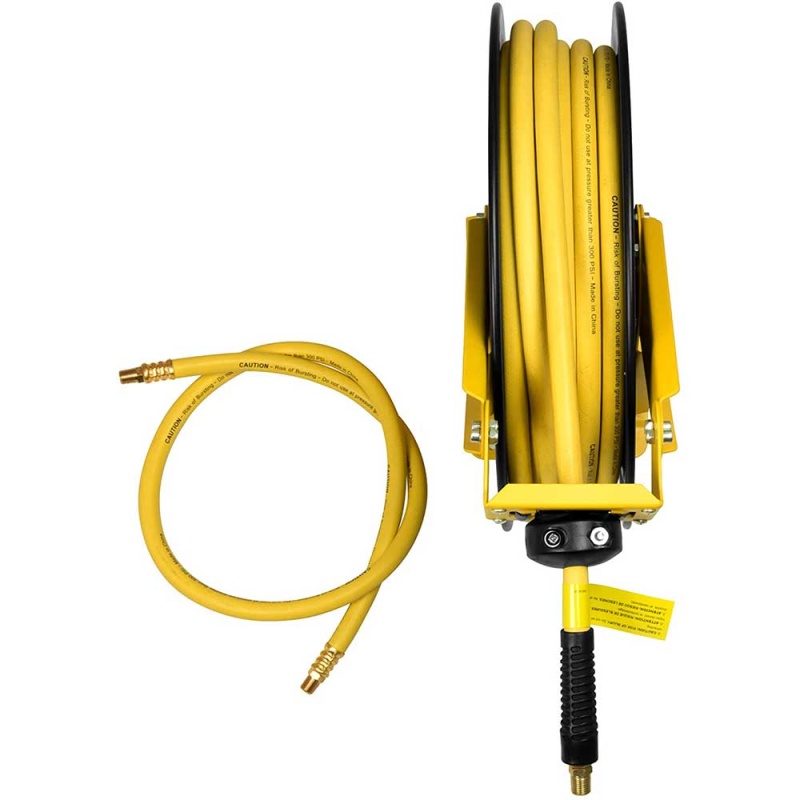 DeWALT DXCM024-0343 3/8" x 50' Double Arm Auto Retracting Air Hose Reel - Image 2