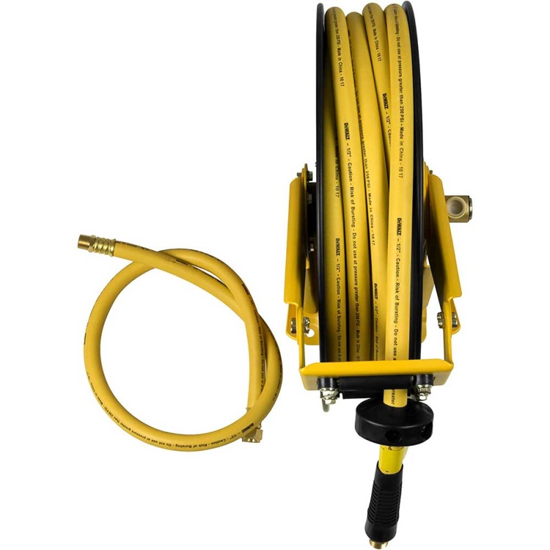 DeWALT DXCM024-0344 1/2" x 50' Double Arm Auto Retracting Air Hose Reel - Image 2