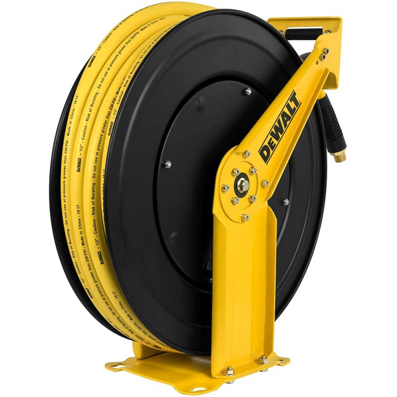 DeWALT DXCM024-0344 1/2" x 50' Double Arm Auto Retracting Air Hose Reel - Image 8