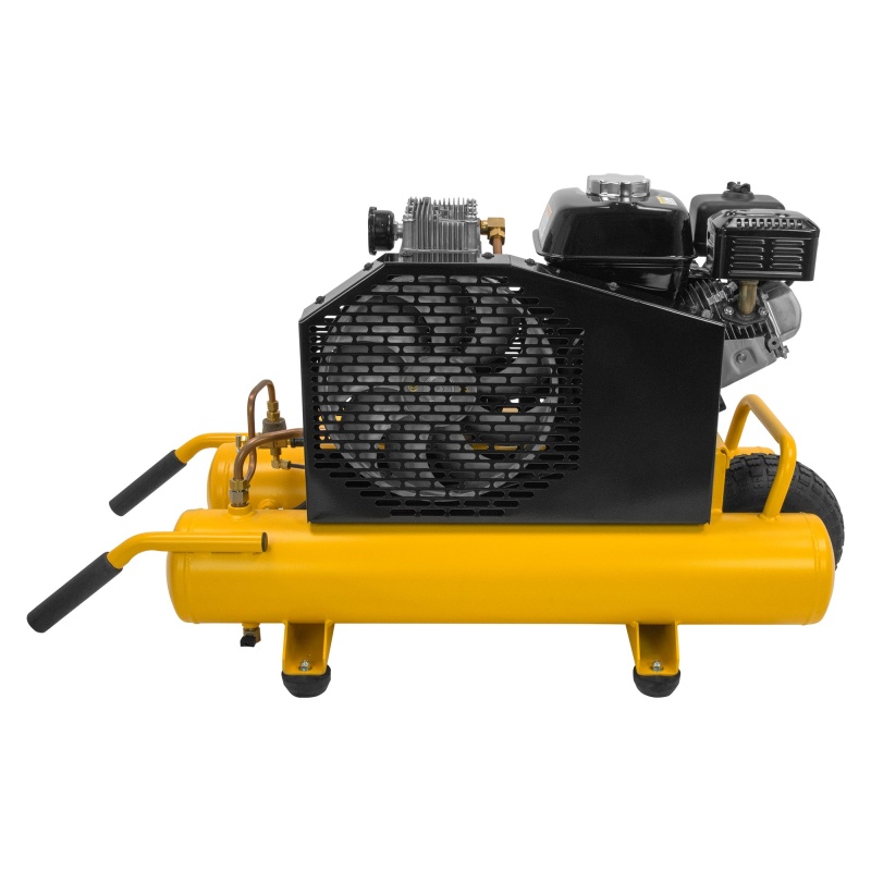 DeWALT DXCM081 8 Gallon Wheelbarrow Honda GX160 Gas Powered 175PSI Air Compressor - Image 3