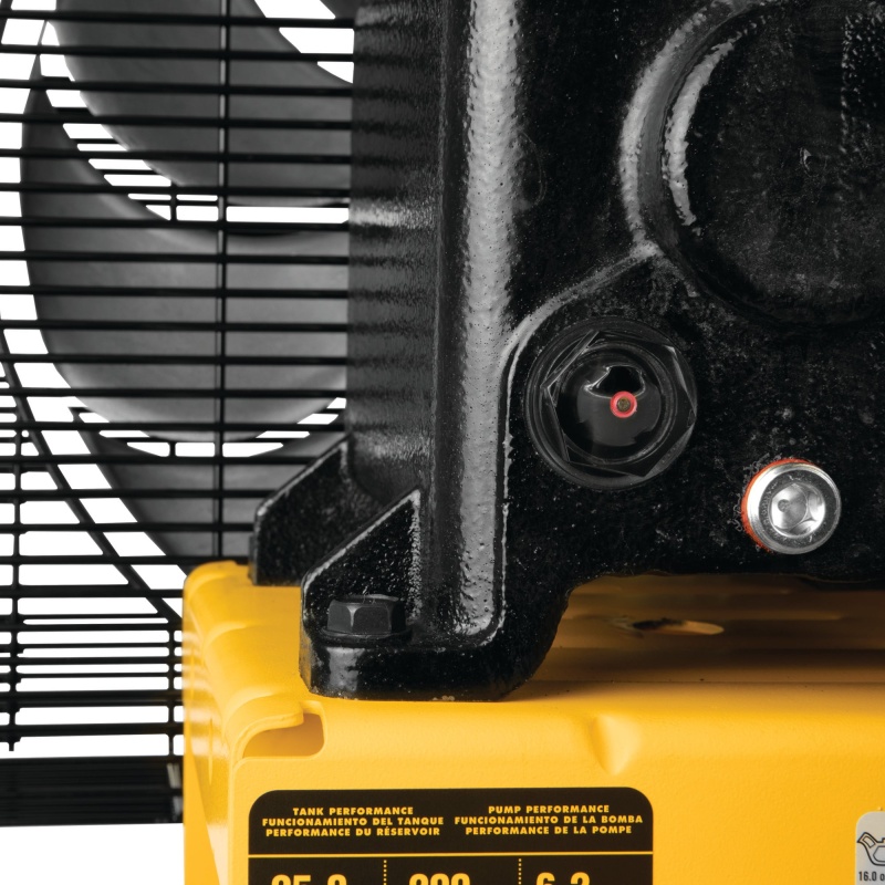 DeWALT DXCM251 25 Gallon 200 PSI Vertical Portable Oil lubed Air Compressor - Image 2