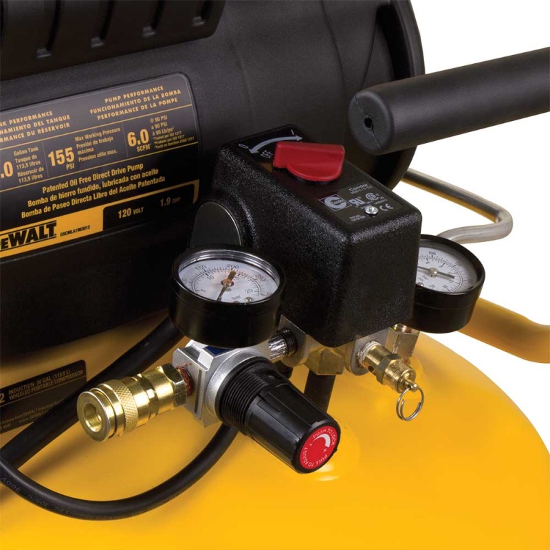 DeWALT DXCMLA1983012 30 Gallon Portable Electric Air Compressor - Image 9