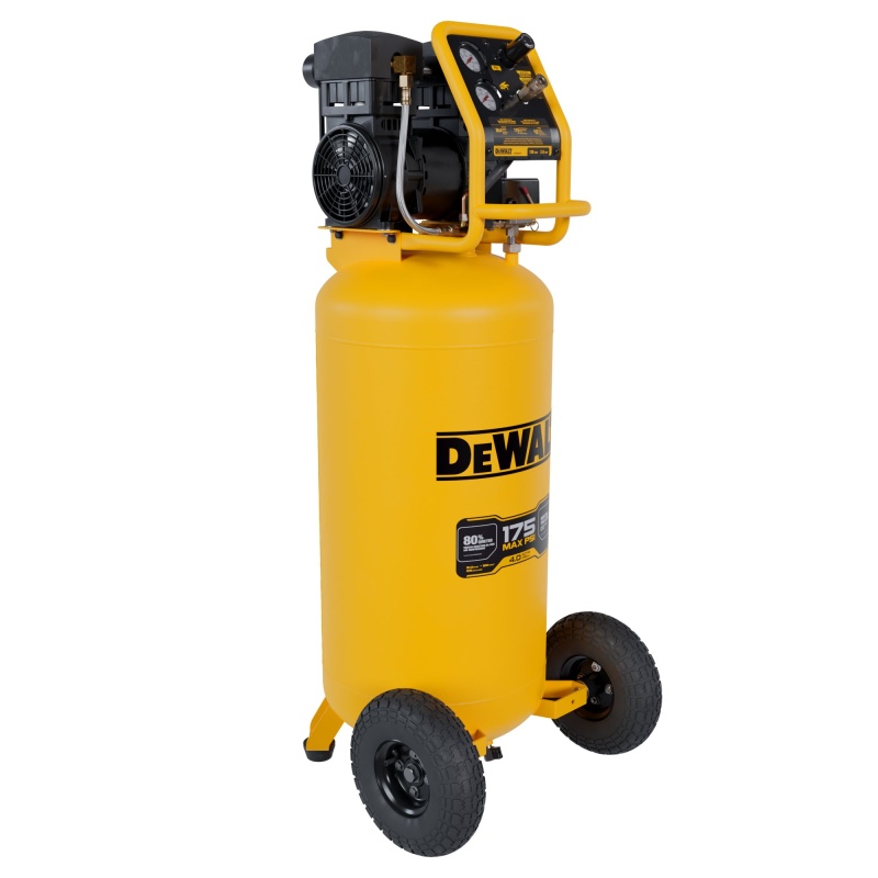 DeWALT DXCMSAC260 26 Gallon Vertical Portable Oil free Air Compressor - Image 2