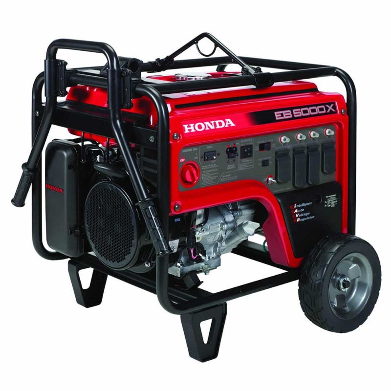 Honda EB5000 5000 Watt 120/240V Gas Industrial Portable Generator W/ CO-Minder