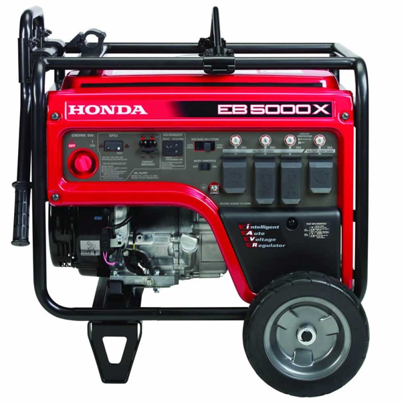 Honda EB5000 5000 Watt 120/240V Gas Industrial Portable Generator W/ CO-Minder - Image 2