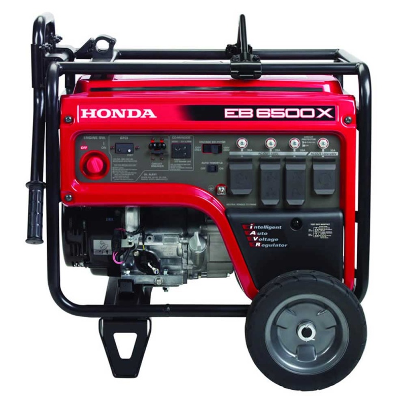 Honda EB6500X 6,500 Watt 120/240V Gas Industrial Portable Gas Generator - Image 2