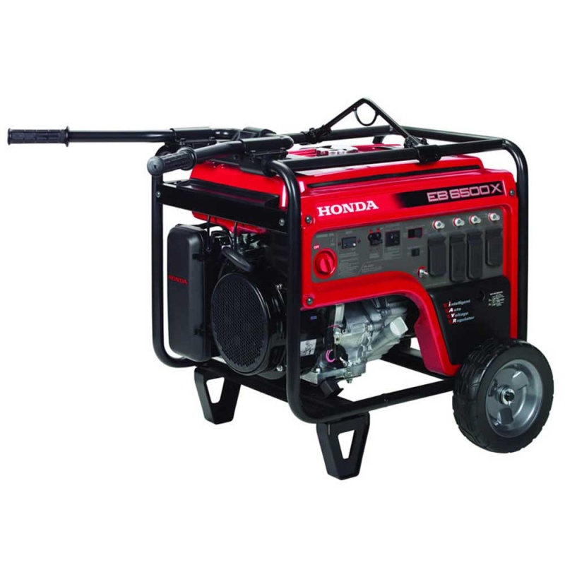 Honda EB6500X 6,500 Watt 120/240V Gas Industrial Portable Gas Generator - Image 4