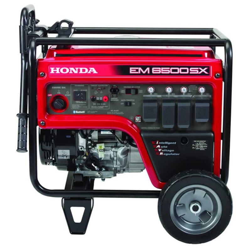 Honda EM6500S 6,500 Watt 120/240V Electric Start Portable Generator w/ CO-Minder - Image 2