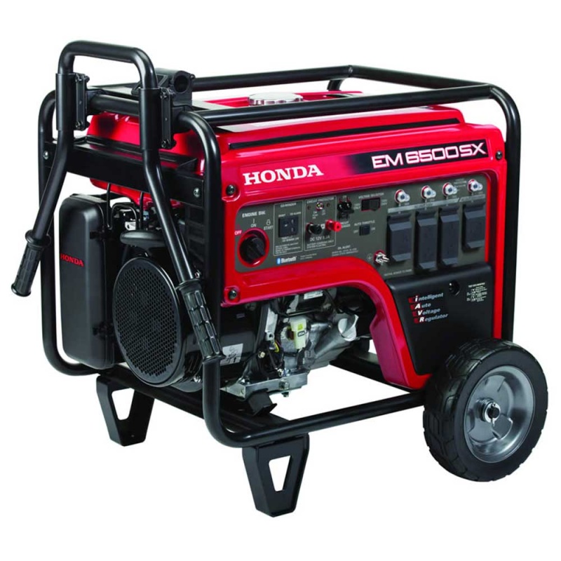 Honda EM6500S 6,500 Watt 120/240V Electric Start Portable Generator w/ CO-Minder - Image 4