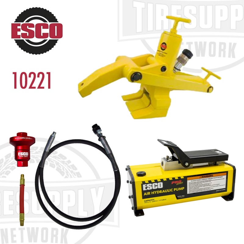 ESCO | Maxi Bead Breaker Kit with 1/2 Gallon Hydraulic Air Pump (10221)