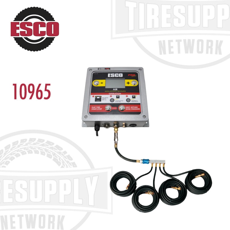 ESCO | K Aluminum Wall Mounted Automatic Digital 4-Way Tire Inflator (10965)