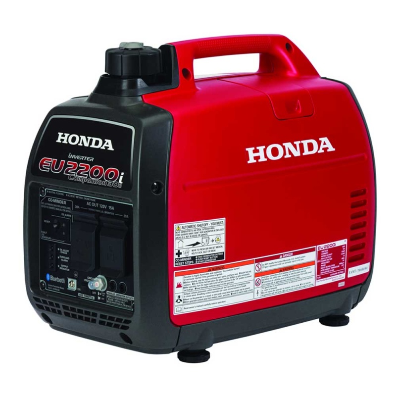 Honda EU2200i 2,200 Watt Companion Quiet Gas Powered Portable Inverter Generator w/ CO-Minder - Image 3