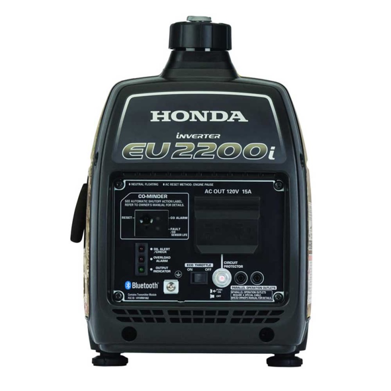 Honda EU2200i 2,200 Watt Realtree Camo Gas Powered Portable Inverter Generator w/ CO-Minder - Image 2